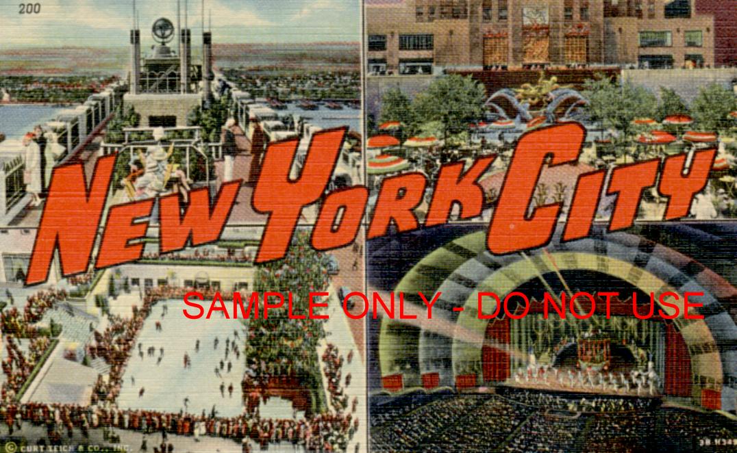 Another Big Letter NYC card