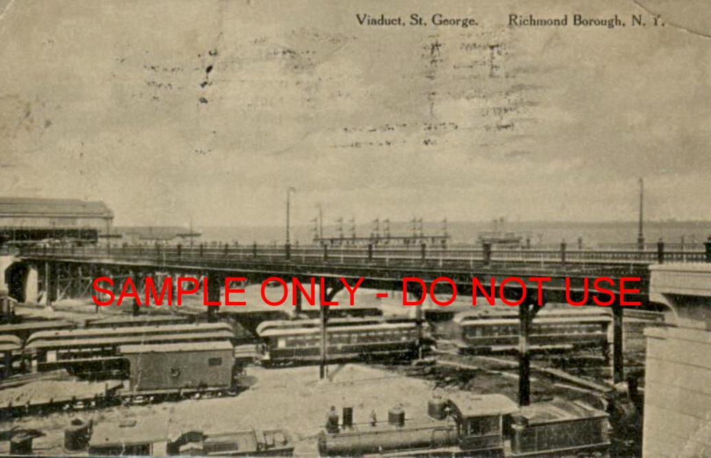 Richmond Borough Train Yard 1915