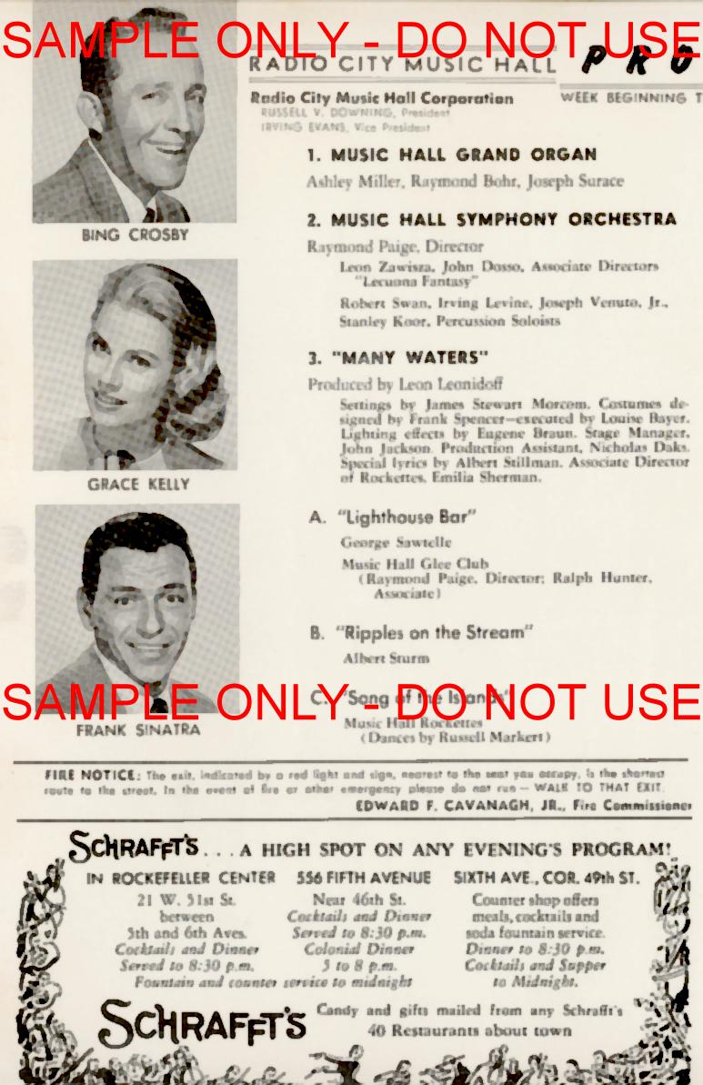 Radio City Cast 1956